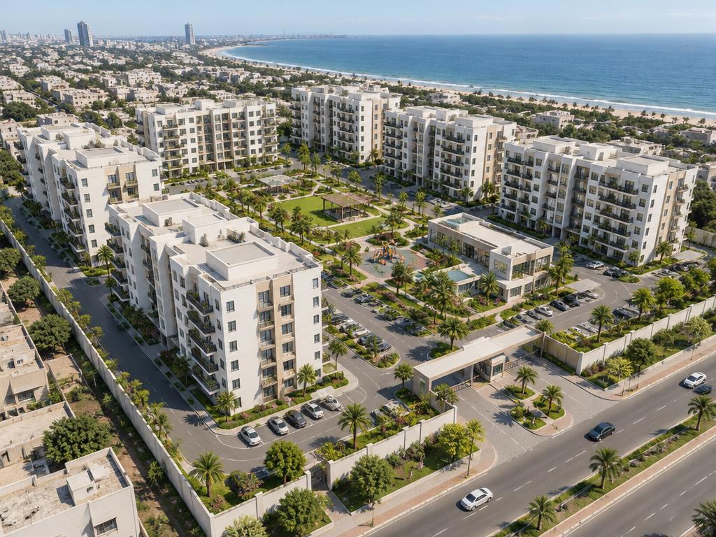 Falcon Complex Karachi, illustrative visualization