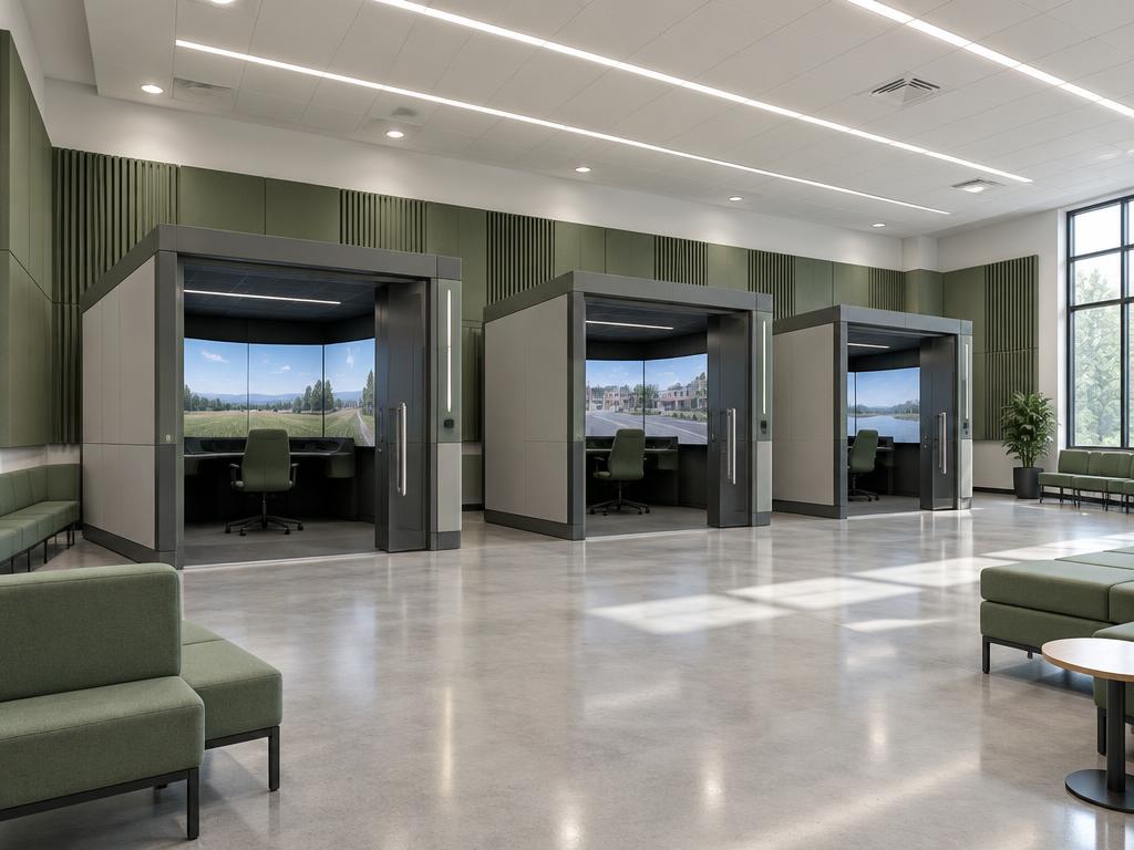 National Simulation Centre, illustrative visualization